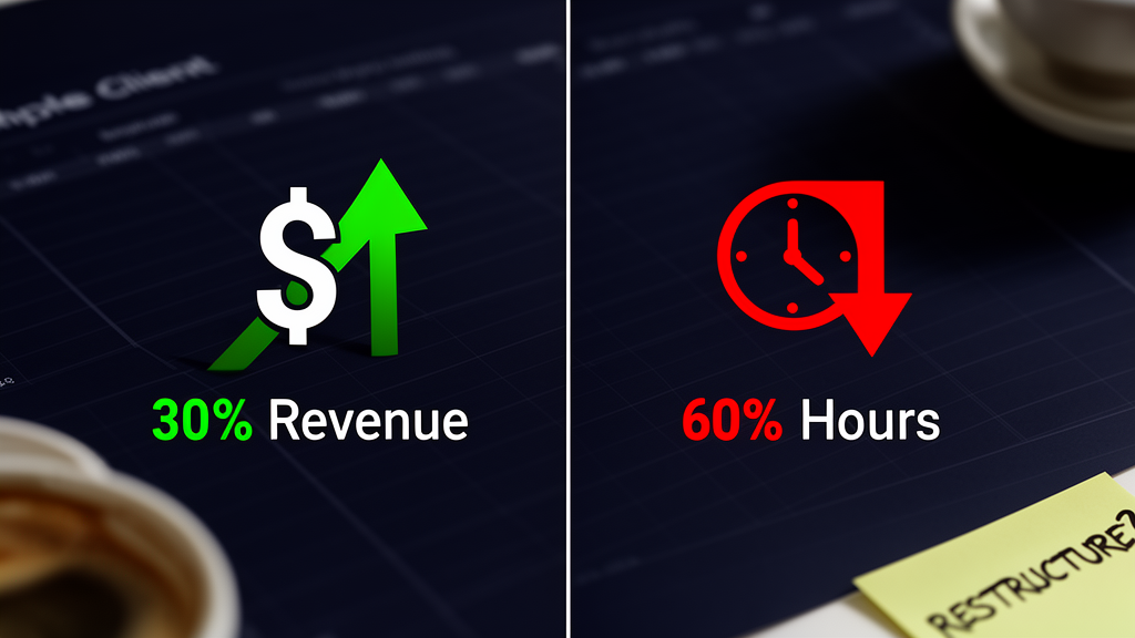 The 30% Client Problem. Here&rsquo;s the Exact Math That Decides When to Fire Them.