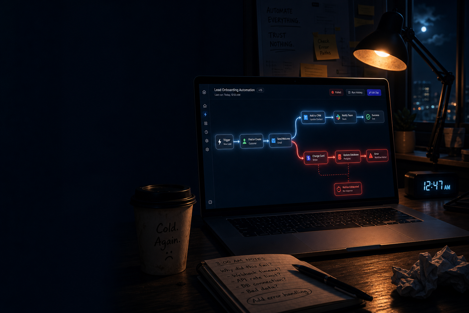 Error Handling Is the Automation Work Nobody Does. That’s Why Your Zaps Break at Midnight.