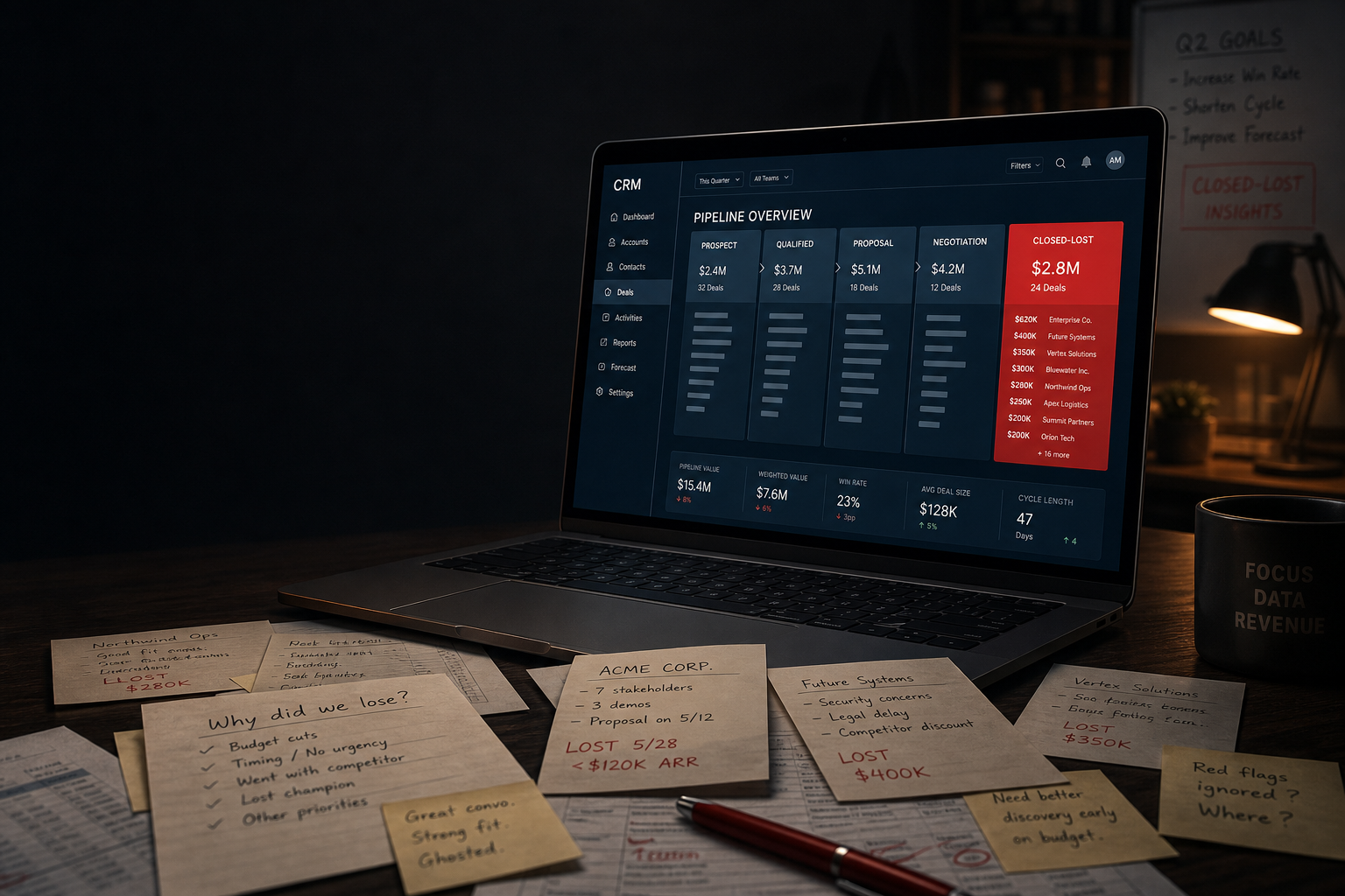 Why Your CRM Pipeline Is Lying to You: The Closed-Lost Data You&rsquo;re Ignoring