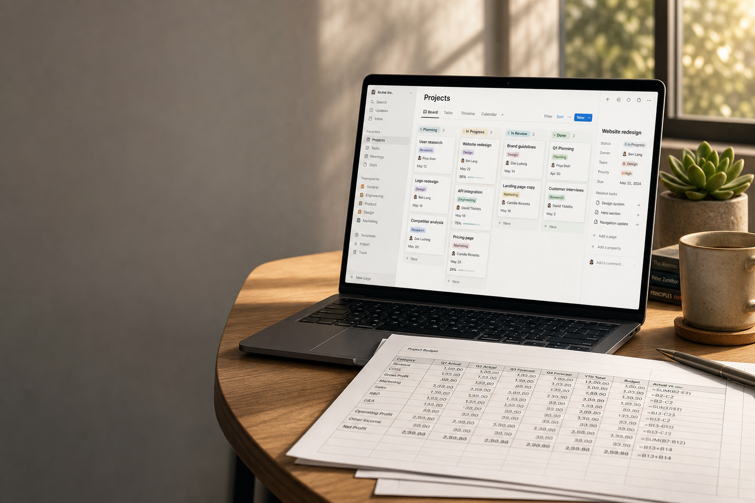 Notion Databases vs. Spreadsheets: Why the Difference Actually Changes How You Work