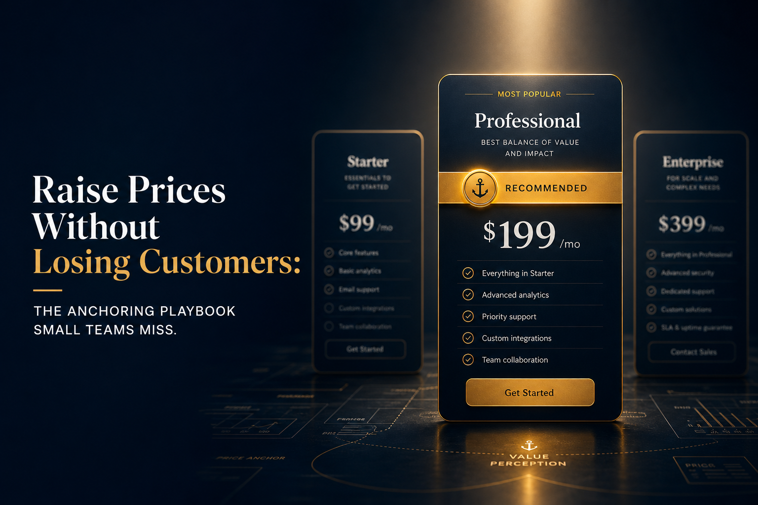 Raise Prices Without Losing Customers: The Anchoring Playbook Small Teams Miss
