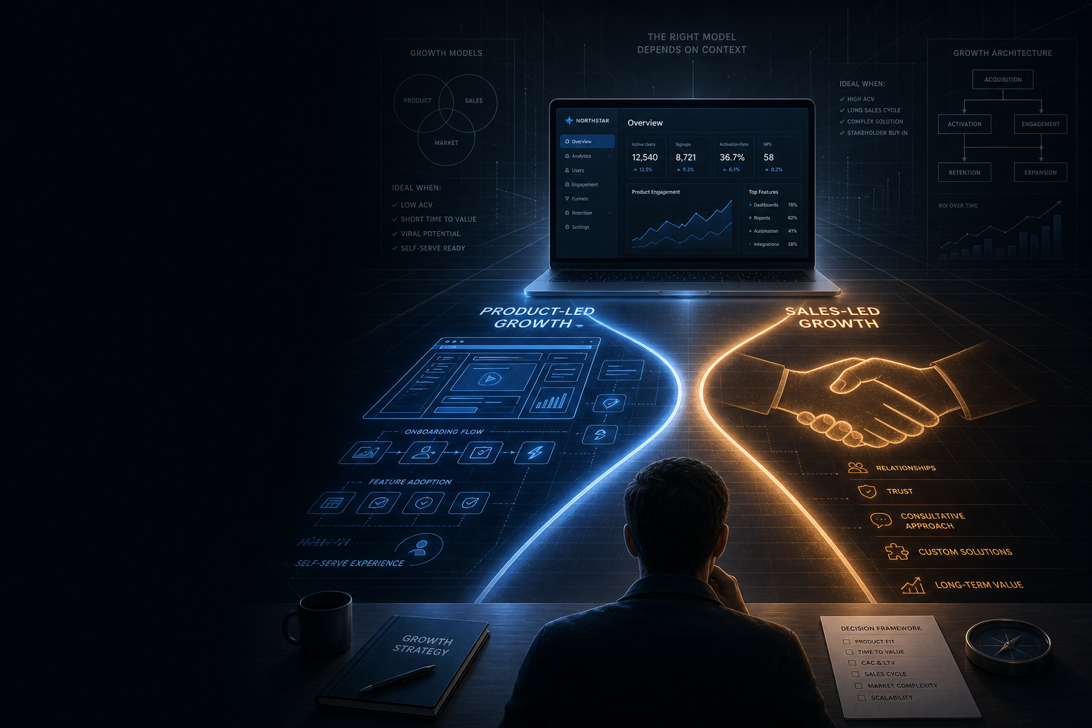 Product-Led Growth vs. Sales-Led Growth: When Each Model Actually Wins