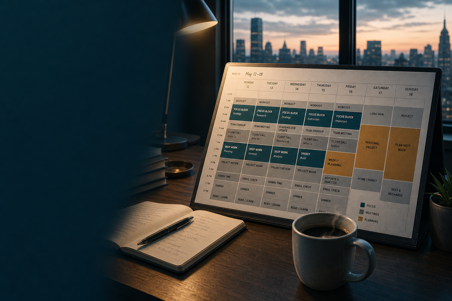Your Calendar Is Your Strategy. Most People Treat It Like a Inbox.