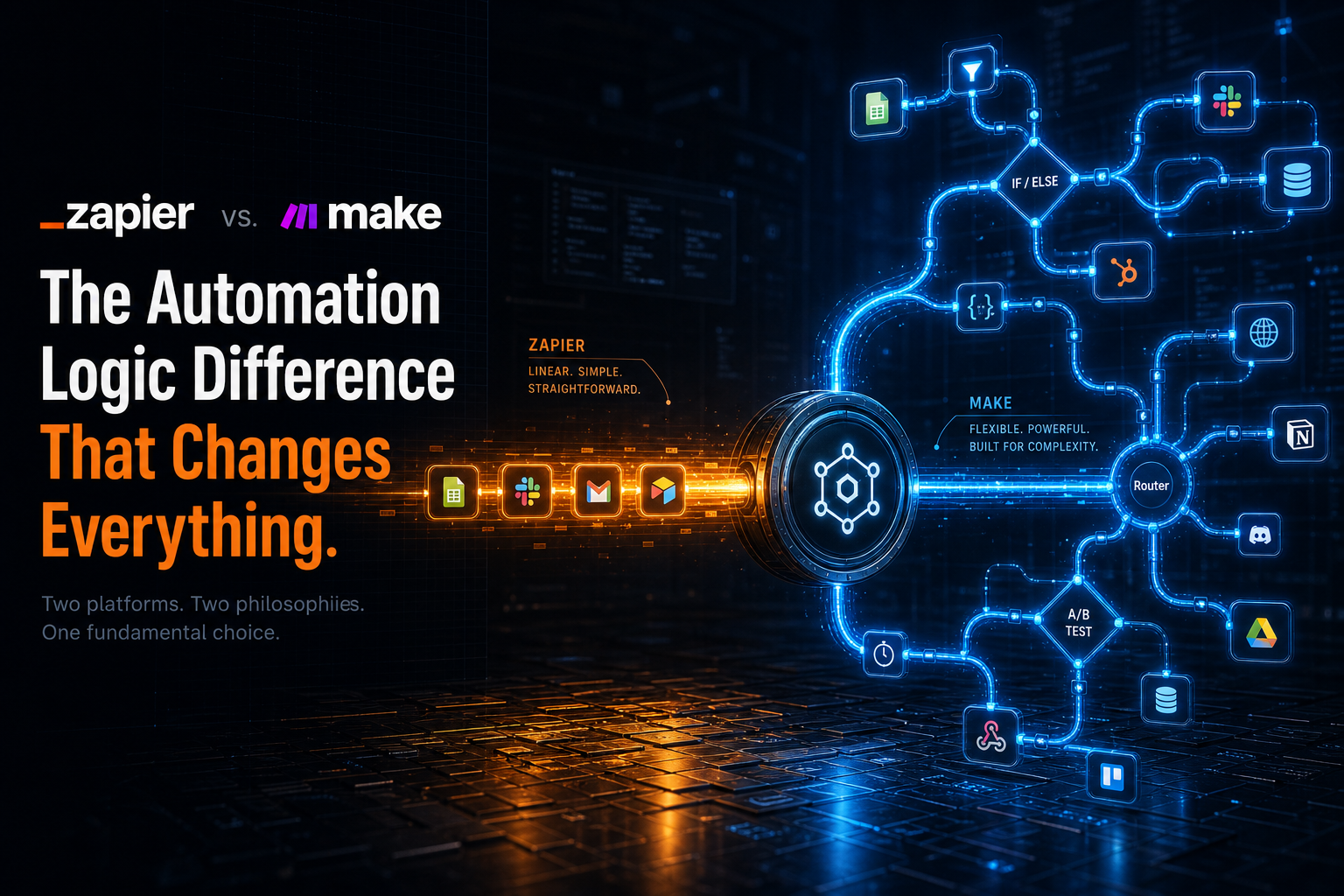 Zapier vs. Make: The Automation Logic Difference That Changes Everything